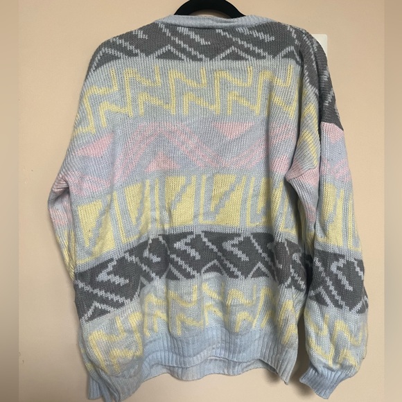 Vintage Gitano Ma Pastel Acrylic Sweater #72 - Picture 2 of 9